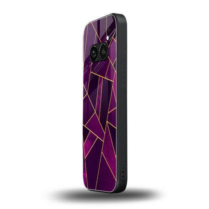 Violet Shards nothing phone 2a plus mobile cover | shockproof glass phone case