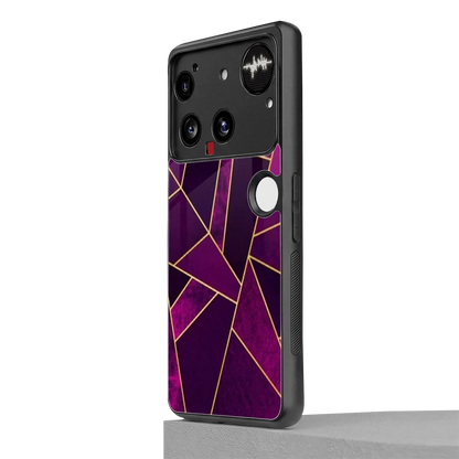 Violet Shards nothing phone 3 mobile cover | shockproof glass phone case