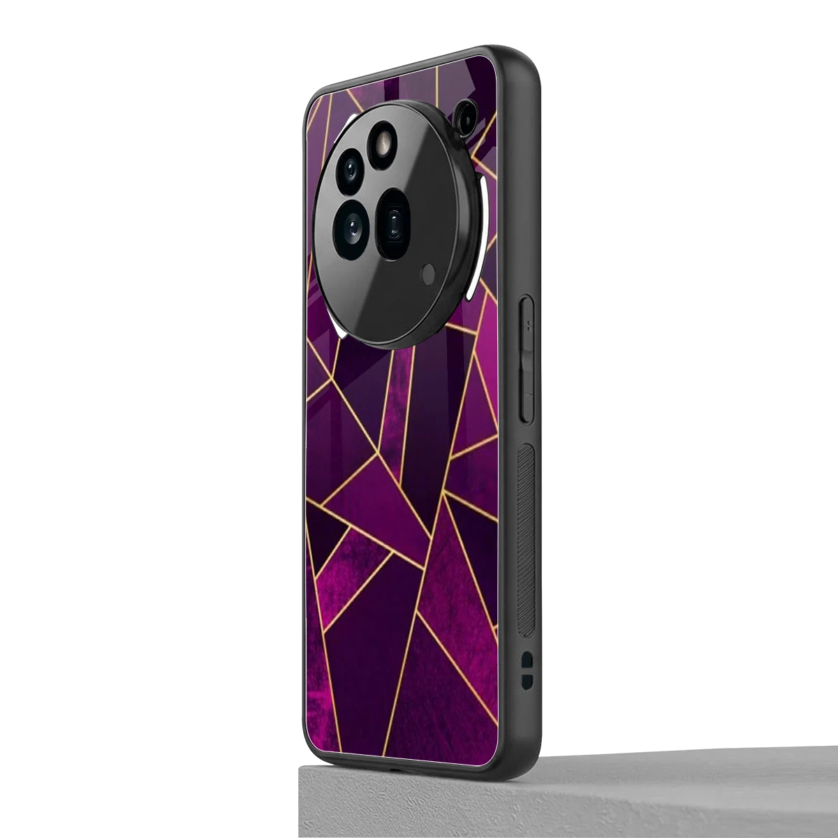 Violet Shards nothing phone 3a pro mobile cover | shockproof glass phone case