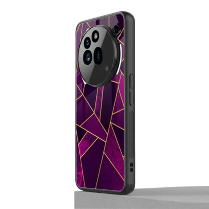 Violet Shards nothing phone 3a pro mobile cover | shockproof glass phone case