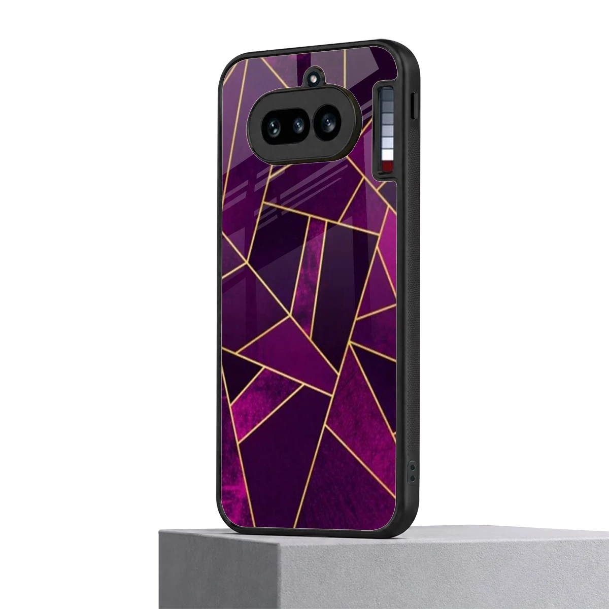 Violet Shards nothing phone 4a mobile cover | shockproof glass phone case