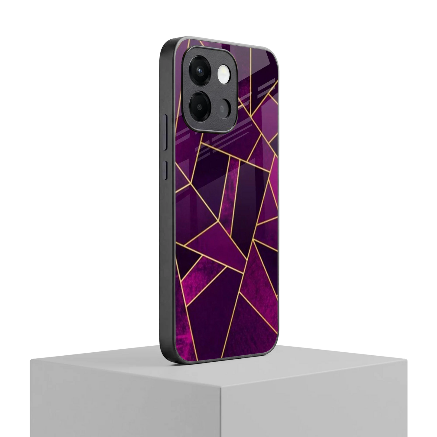 Violet Shards oneplus 13s mobile cover | shockproof glass phone case