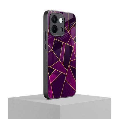 Violet Shards oneplus 13s mobile cover | shockproof glass phone case