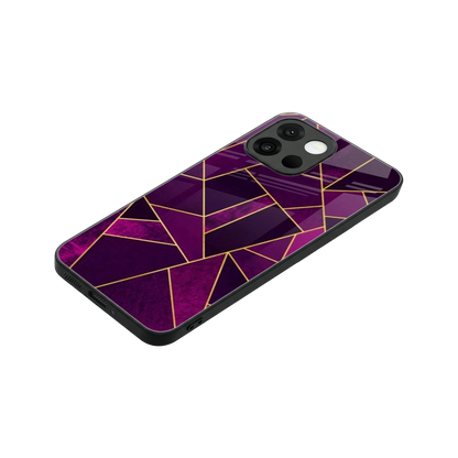 Violet Shards stylish phone case for oneplus 13s | glossy glass and slim fit