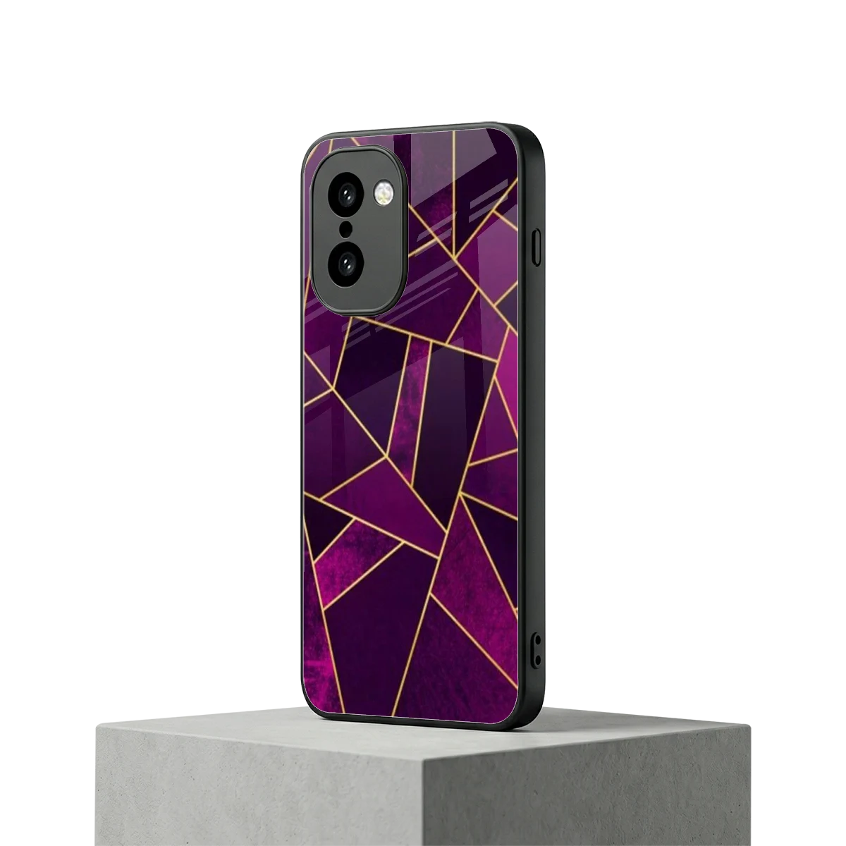 Violet Shards oneplus 15r mobile cover | shockproof glass phone case