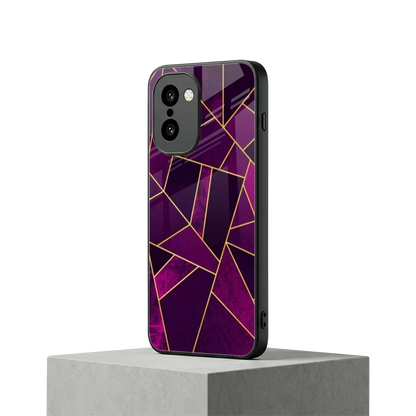 Violet Shards oneplus 15r mobile cover | shockproof glass phone case