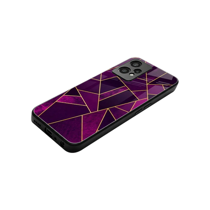 Violet Shards stylish phone case for oneplus nord ce 2 lite | glossy glass and slim fit