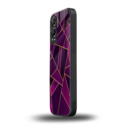 Violet Shards oneplus nord ce 4 lite mobile cover | shockproof glass phone case