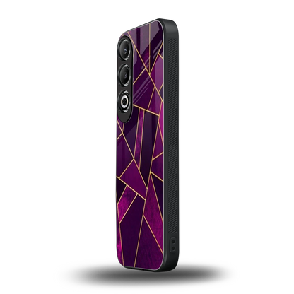 Violet Shards oneplus nord ce 4 mobile cover | shockproof glass phone case