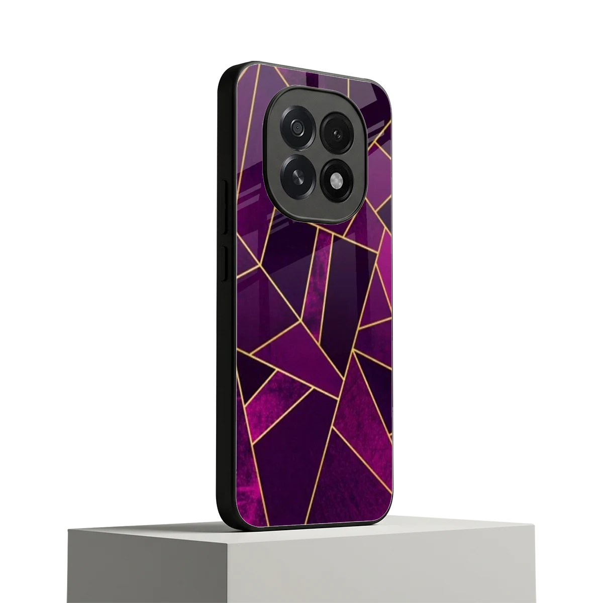 Violet Shards oppo f29 5g mobile cover | shockproof glass phone case