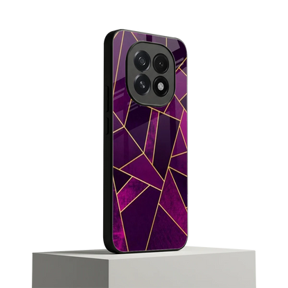 Violet Shards oppo f29 5g mobile cover | shockproof glass phone case