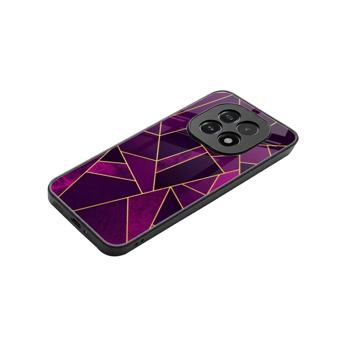 Violet Shards stylish phone case for oppo f29 5g | glossy glass and slim fit