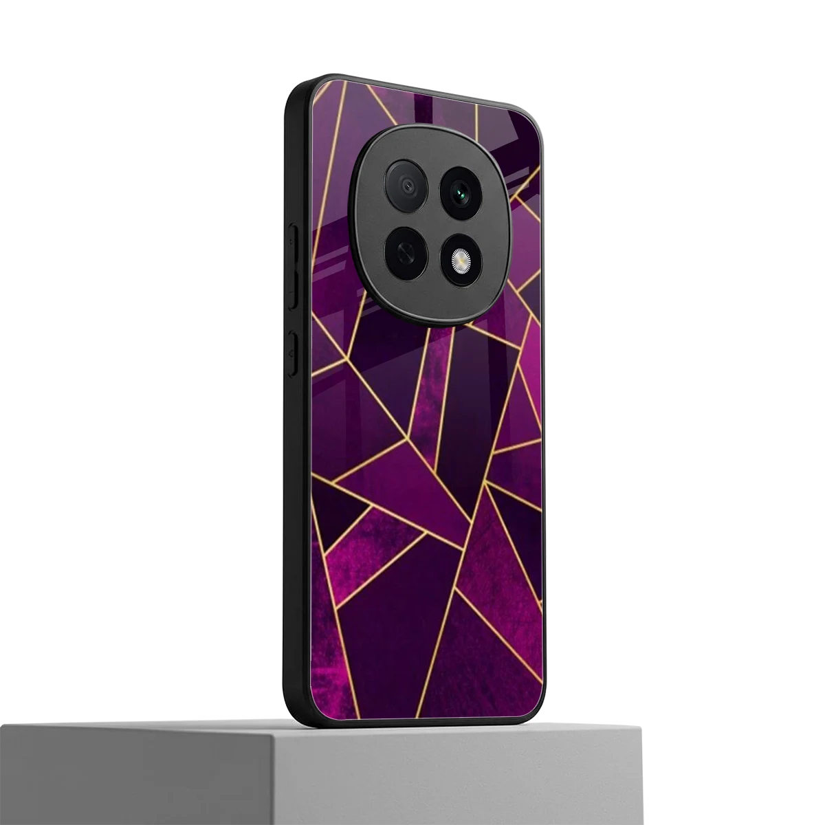 Violet Shards oppo f29 pro 5g mobile cover | shockproof glass phone case