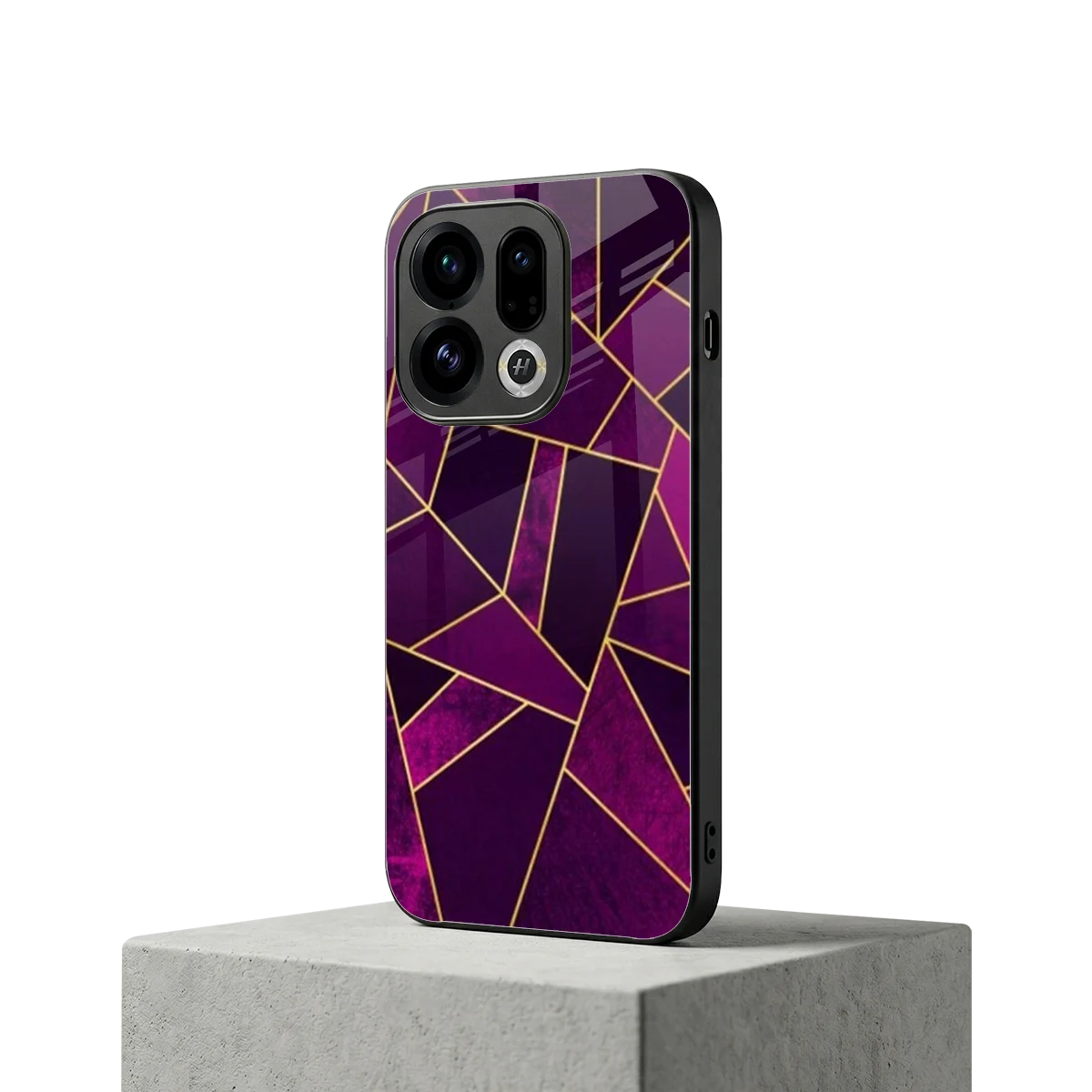 Violet Shards oppo find x9 mobile cover | shockproof glass phone case