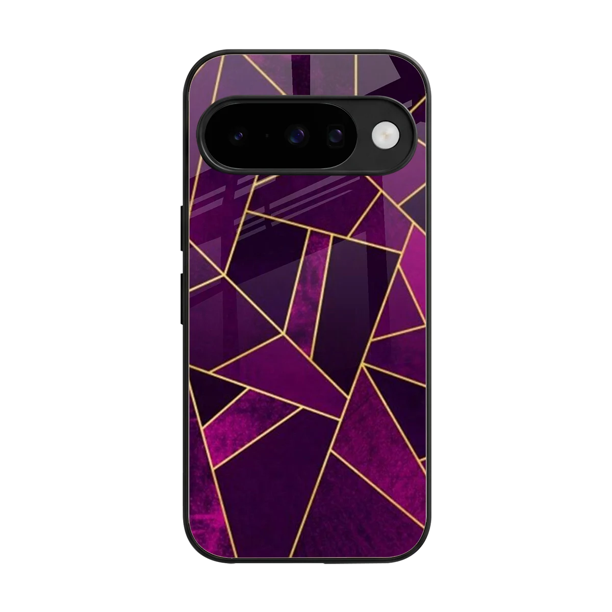Violet Shards back phone cover | glass case for google pixel 10