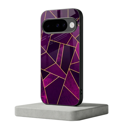 Violet Shards google pixel 10 mobile cover | shockproof glass phone case