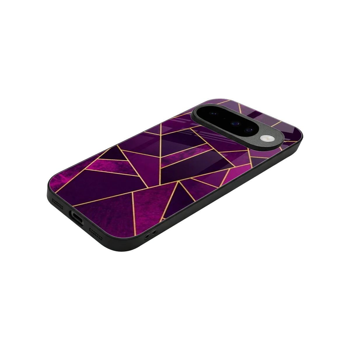 Violet Shards stylish phone case for google pixel 10 | glossy glass and slim fit