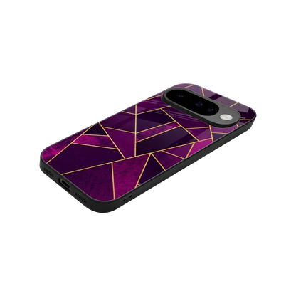 Violet Shards stylish phone case for google pixel 10 | glossy glass and slim fit