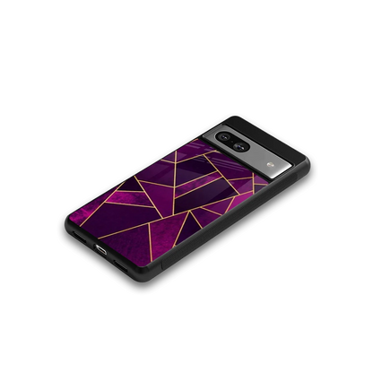 Violet Shards google pixel 7 mobile cover | shockproof glass phone case