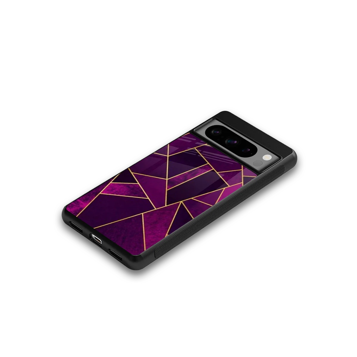 Violet Shards google pixel 8 pro mobile cover | shockproof glass phone case