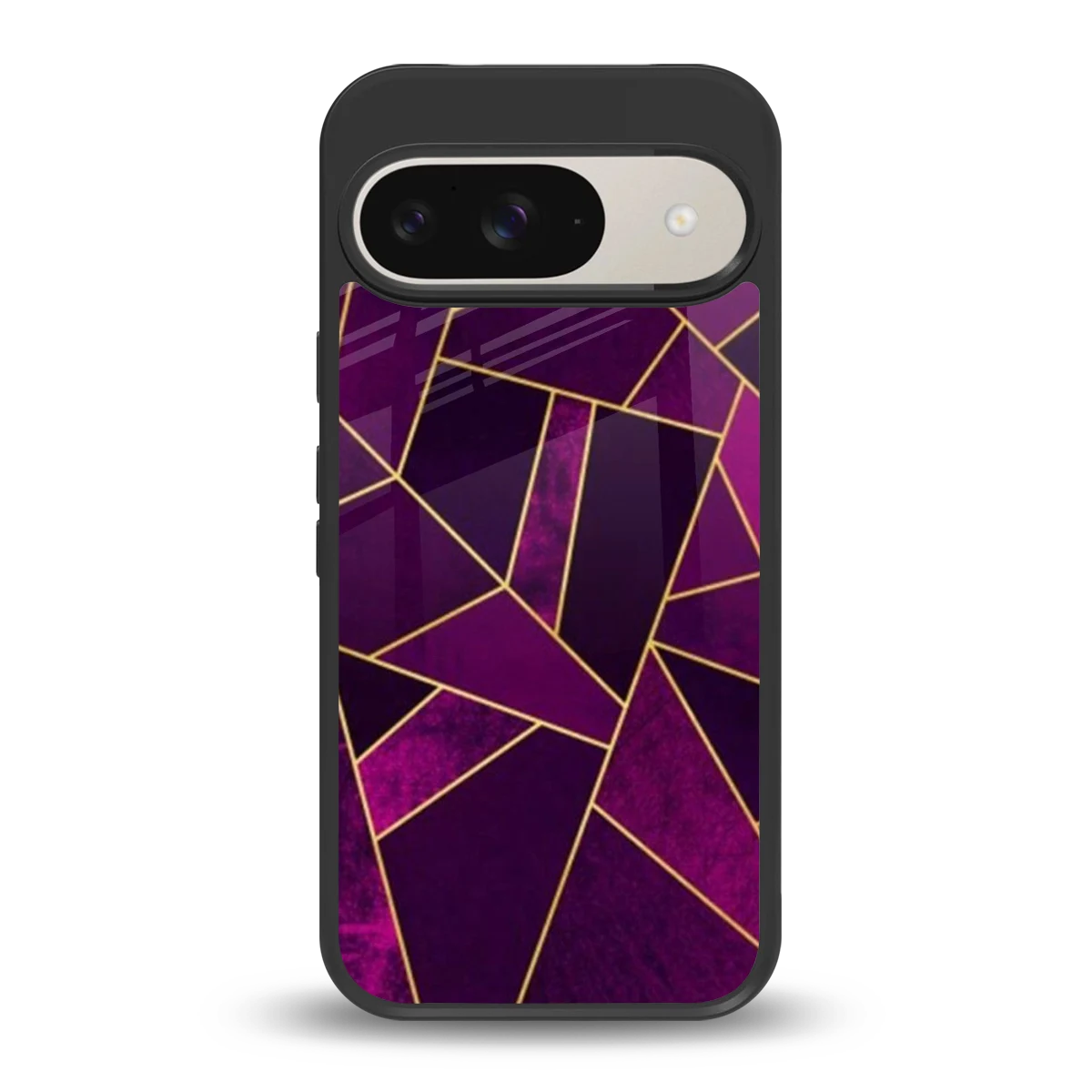 Violet Shards back phone cover | glass case for google pixel 9