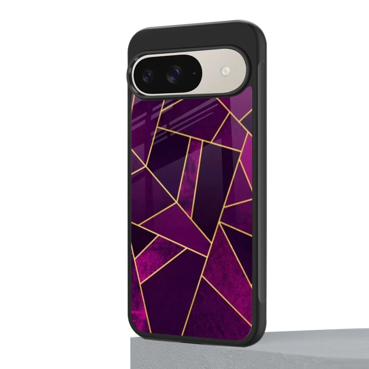 Violet Shards google pixel 9 mobile cover | shockproof glass phone case