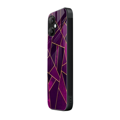 Violet Shards samsung galaxy a06 5g mobile cover | shockproof glass phone case