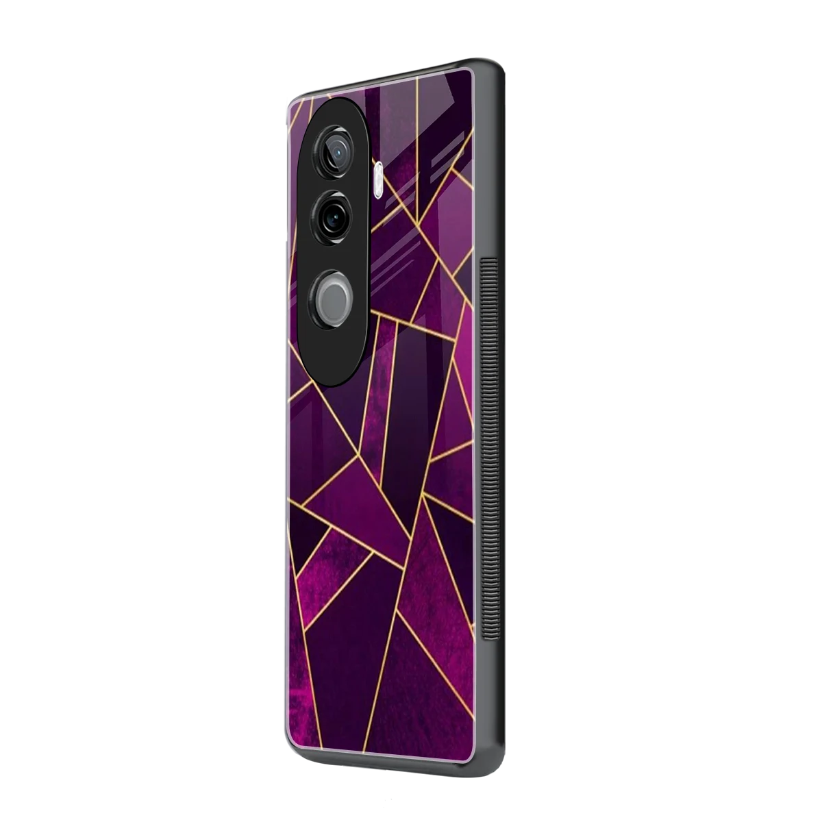 Violet Shards vivo v40e mobile cover | shockproof glass phone case
