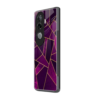 Violet Shards vivo v40e mobile cover | shockproof glass phone case