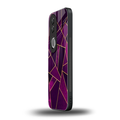 Violet Shards vivo v50 mobile cover | shockproof glass phone case