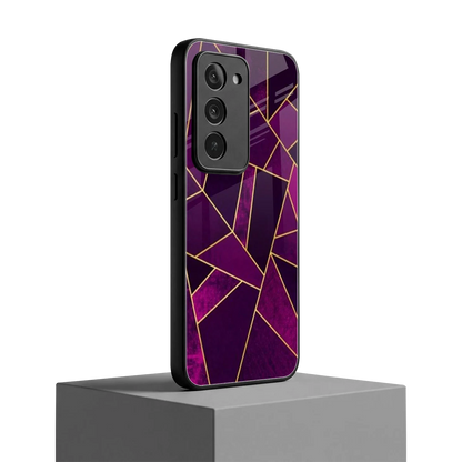 Violet Shards redmi 15 5g mobile cover | shockproof glass phone case