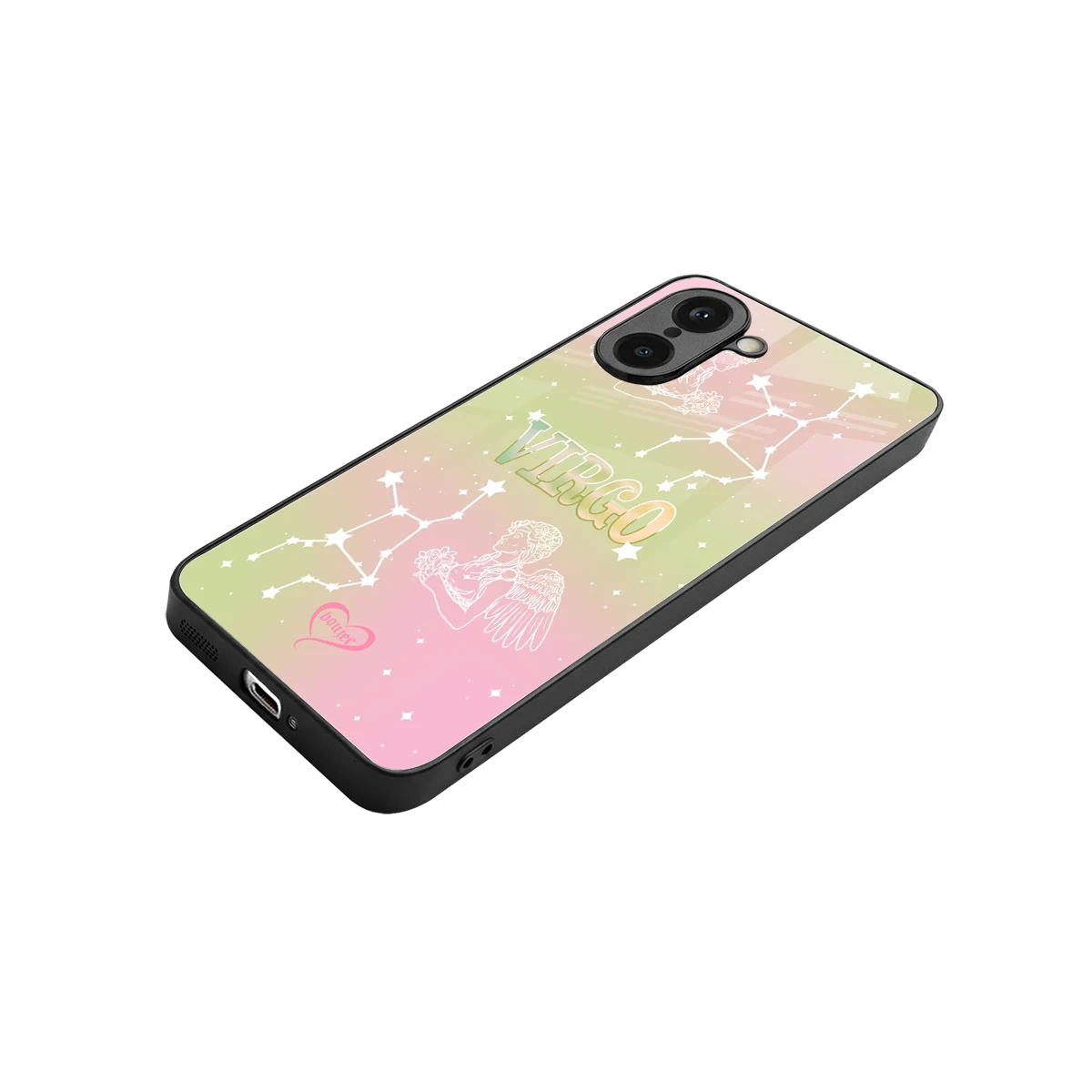 Virgo Aura stylish phone case for oneplus nord ce5 5g | glossy glass and slim fit