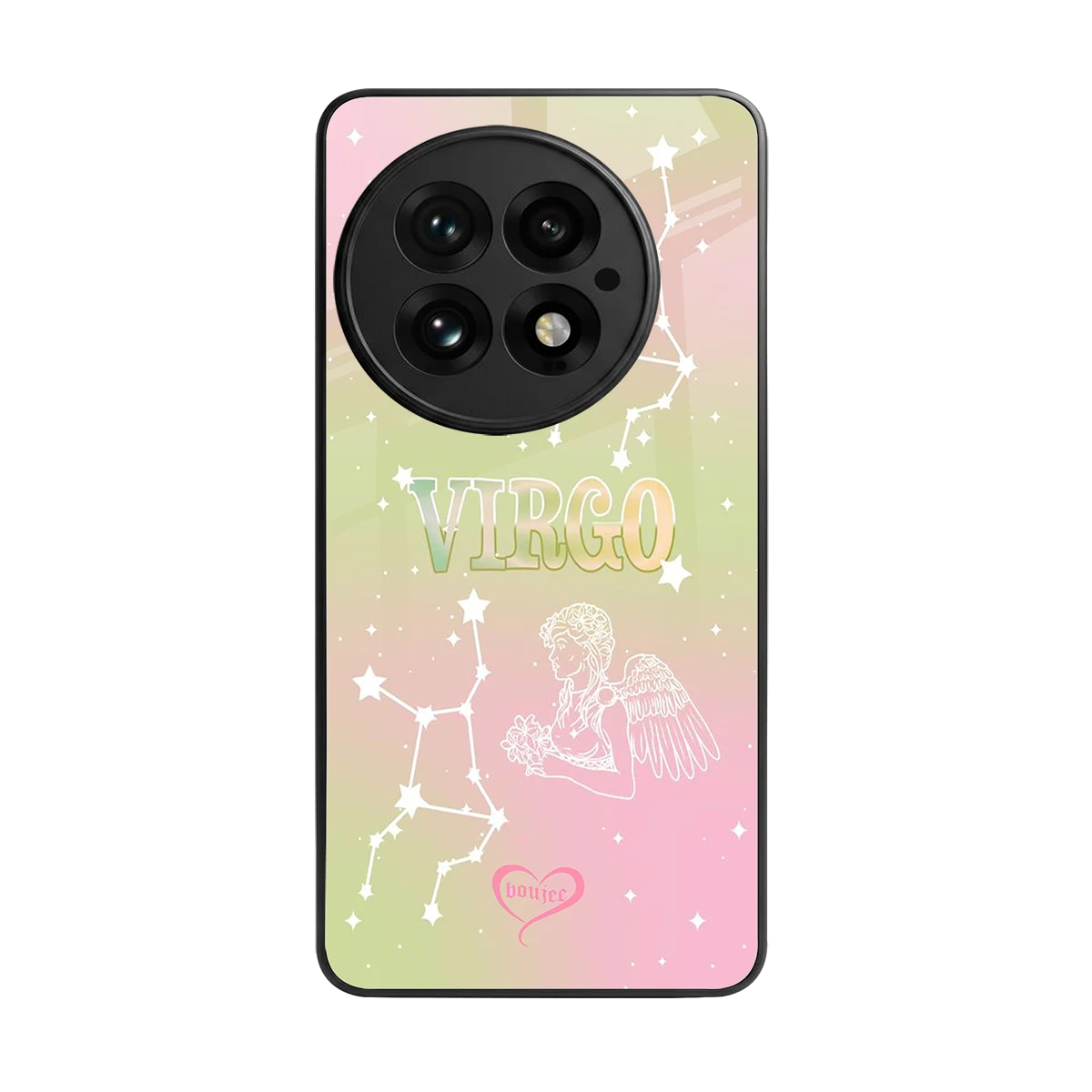 Virgo Aura back phone cover | glass case for oneplus 13