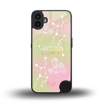 Virgo Aura back phone cover | glass case for cmf nothing phone 1