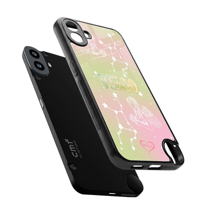 Virgo Aura sleek cmf nothing phone 1 cover with tempered glass back and TPU edges