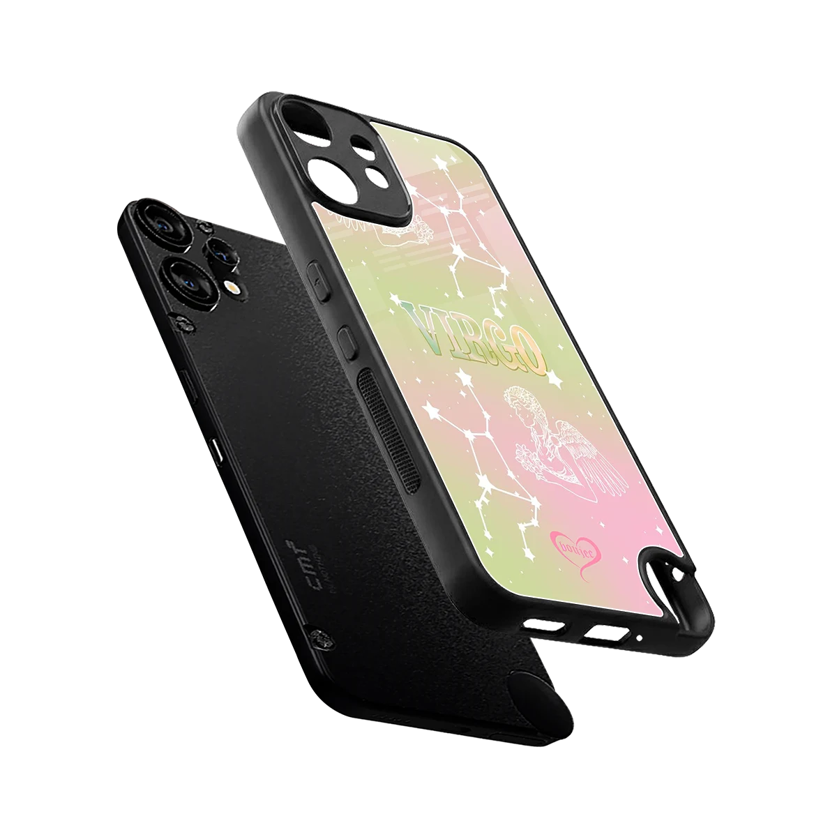 Virgo Aura sleek cmf nothing phone 2 pro cover with tempered glass back and TPU edges