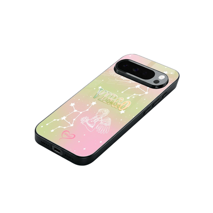 Virgo Aura stylish phone case for google pixel 10 pro xl | glossy glass and slim fit