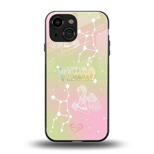 Virgo Aura back phone cover | glass case for iphone 12 mini