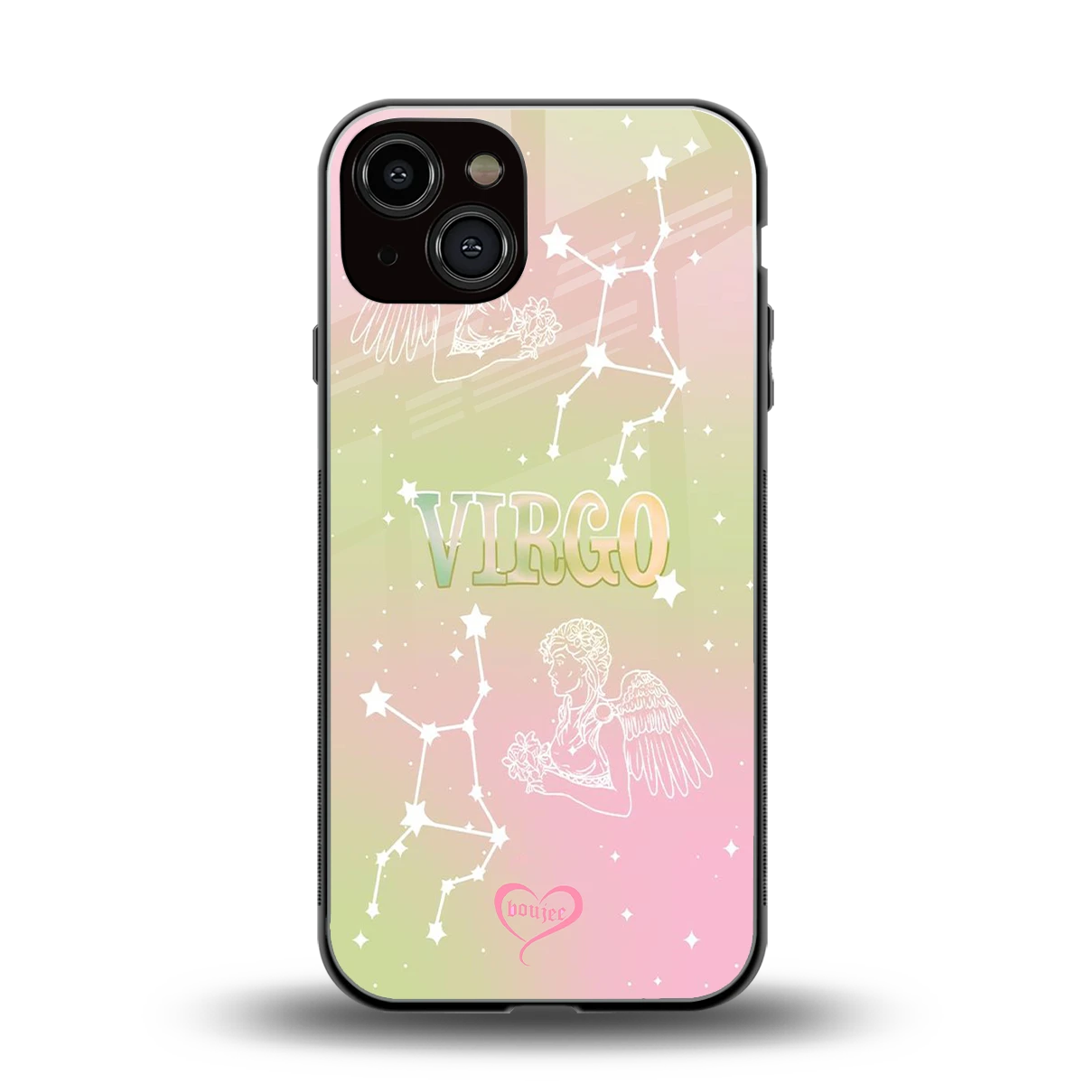 Virgo Aura back phone cover | glass case for iphone 13