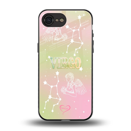 Virgo Aura back phone cover | glass case for iphone 16e