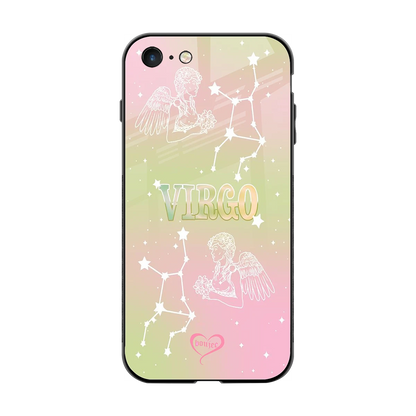 Virgo Aura back phone cover | glass case for iphone 7