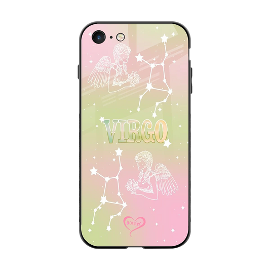 Virgo Aura back phone cover | glass case for iphone 7
