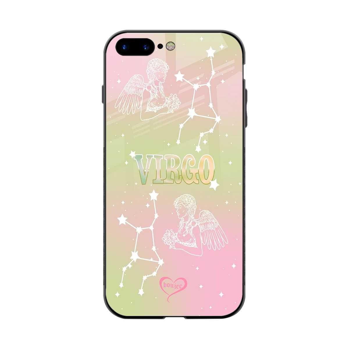 Virgo Aura back phone cover | glass case for iphone 8 plus