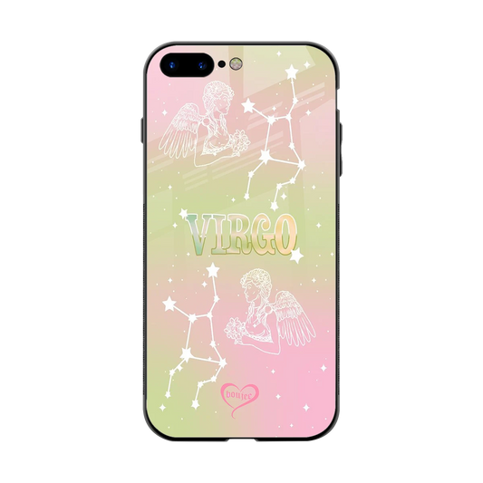 Virgo Aura back phone cover | glass case for iphone 8 plus