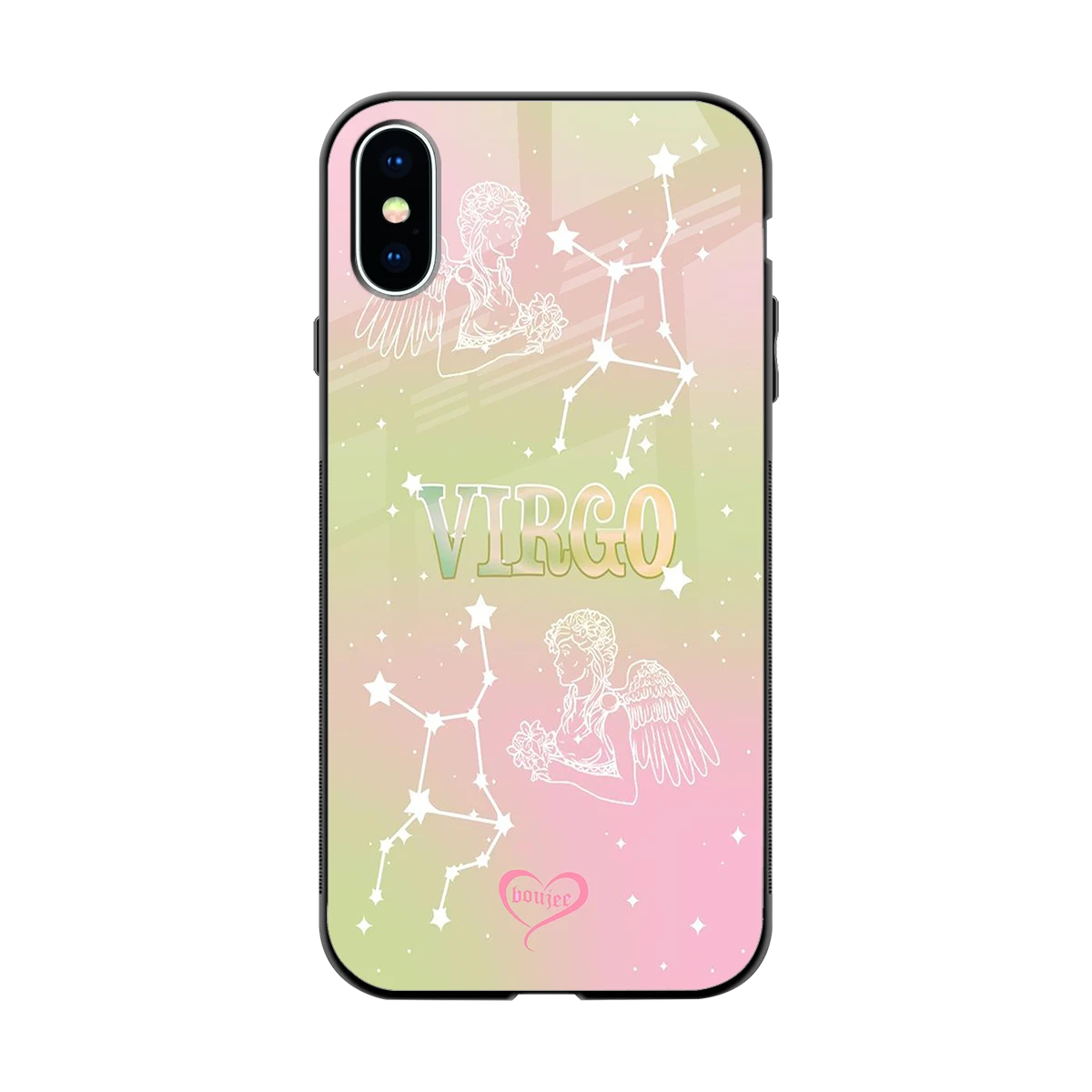 Virgo Aura back phone cover | glass case for iphone x