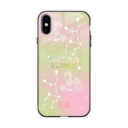 Virgo Aura back phone cover | glass case for iphone x