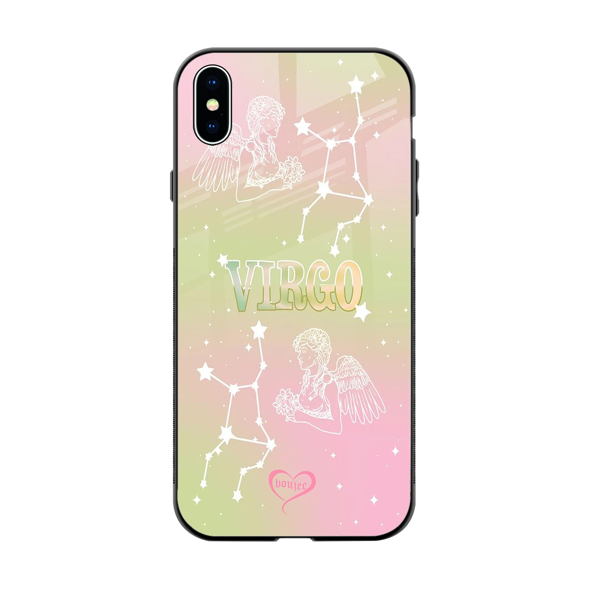Virgo Aura back phone cover | glass case for iphone xs max