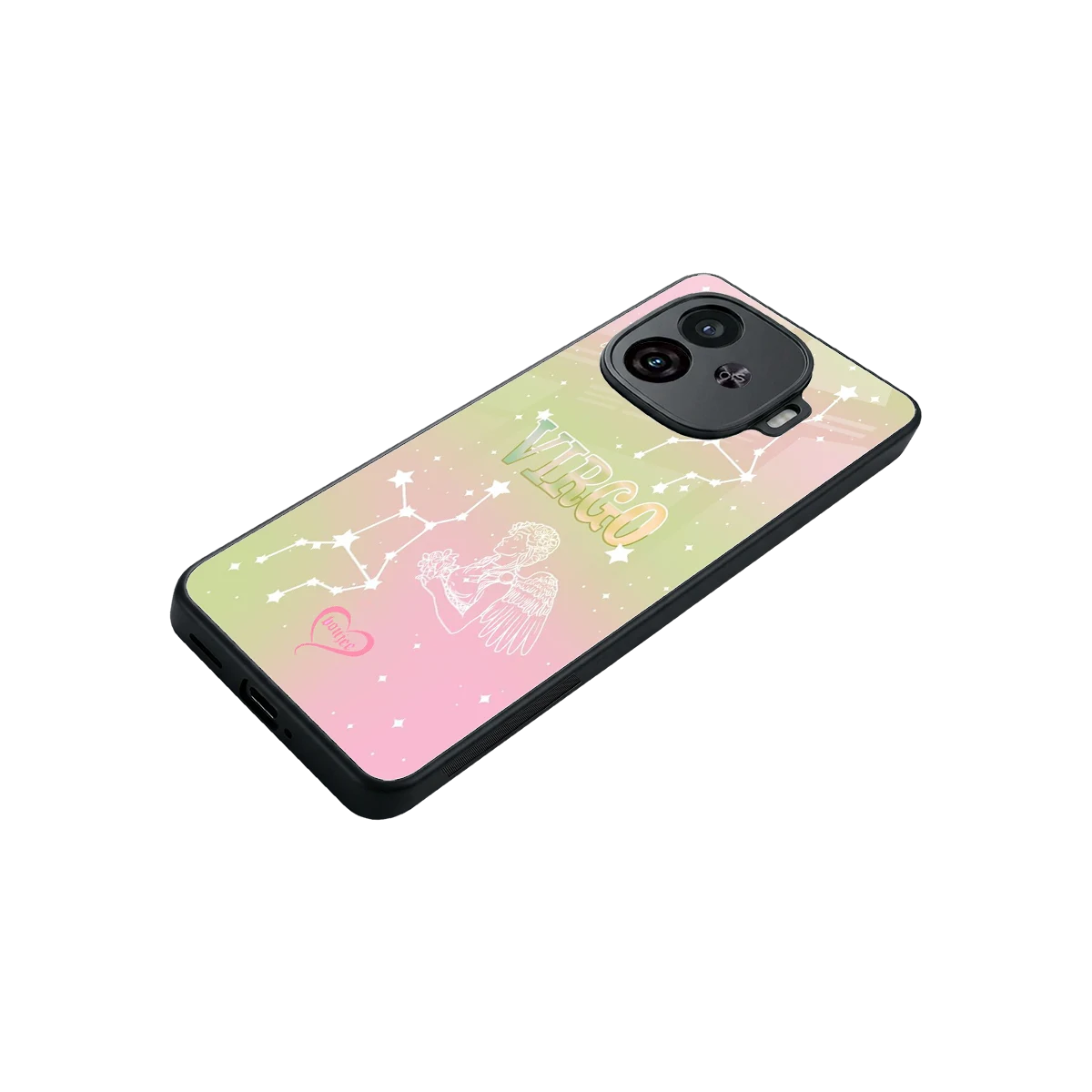 Virgo Aura stylish phone case for iqoo neo 10r 5g | glossy glass and slim fit