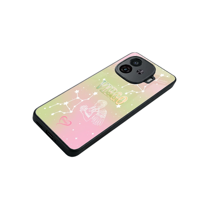 Virgo Aura stylish phone case for iqoo neo 10r 5g | glossy glass and slim fit