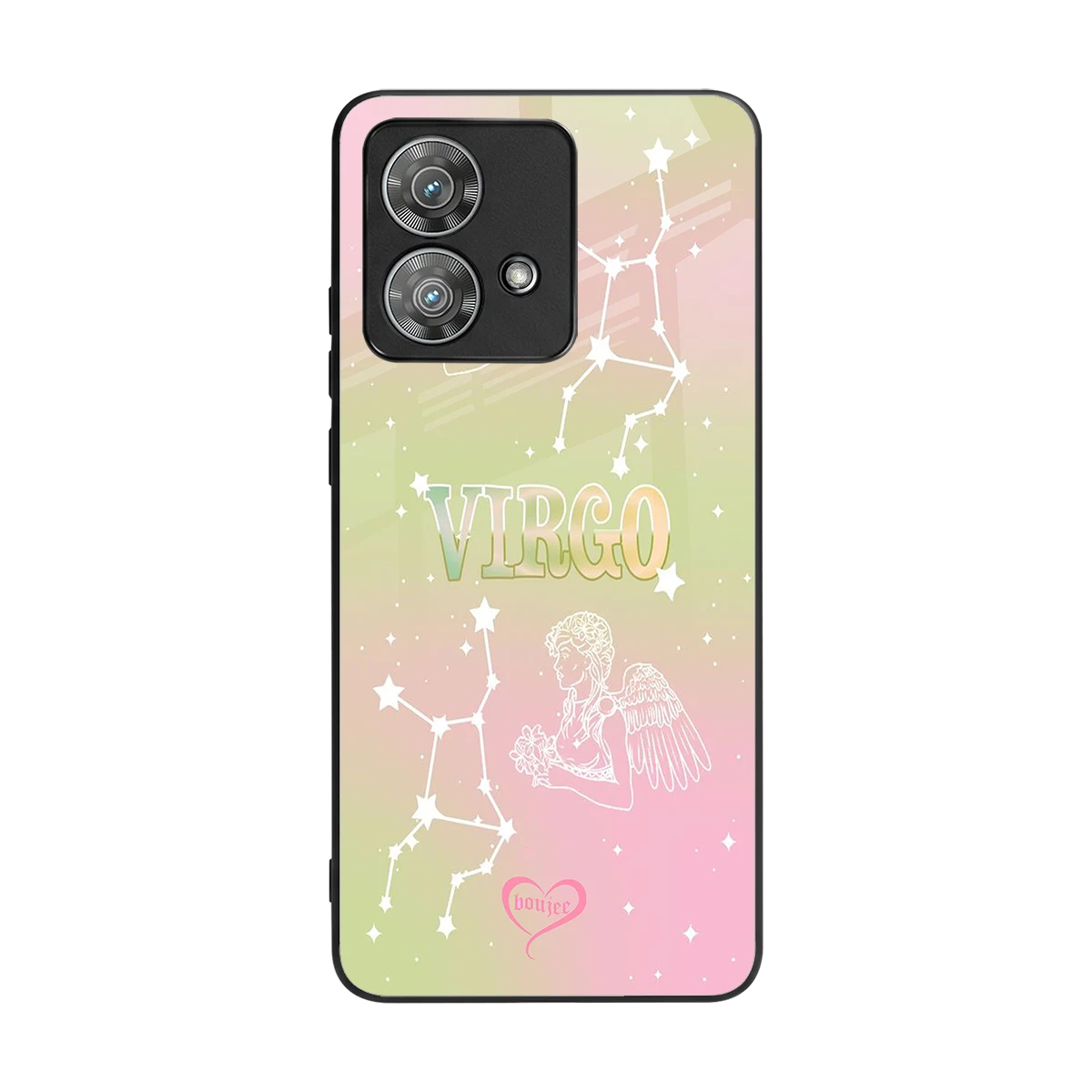 Virgo Aura back phone cover | glass case for motorola edge 40 neo 5g